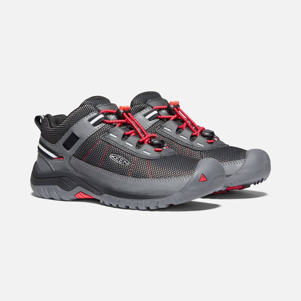 Keen Spor Ayakkabı Çocuk Gri/Kırmızı - Targhee Sport Vent Shoes - Türkiye MXGV03129